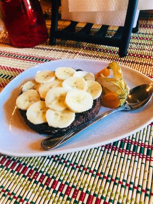 Vegan cake  at Veggies in Tirana