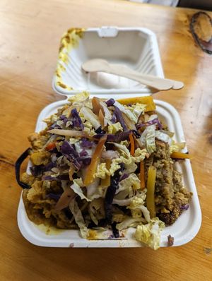 Small meal at Veggie D'Light in Toronto