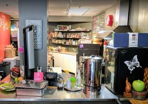 A peek inside at Veggie D'Light in Toronto