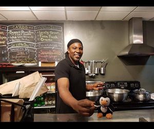 Staff is great too! at Veggie D'Light in Toronto