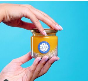 Chia puding mango at Balifornia in Moscow