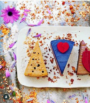 Raw cake at Balifornia in Moscow