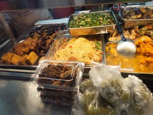 Glutinous rice and kuih at Taste of Vegetarian in East Singapore