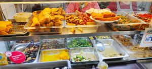 Choice of dishes at Taste of Vegetarian in East Singapore