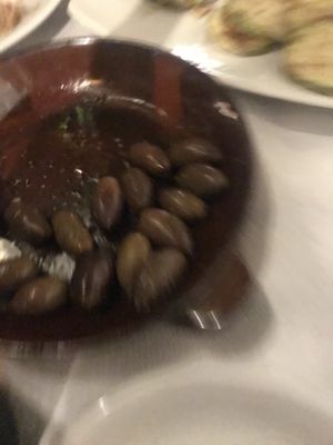 Very nice olives at Taverna Gardenia in Trikala