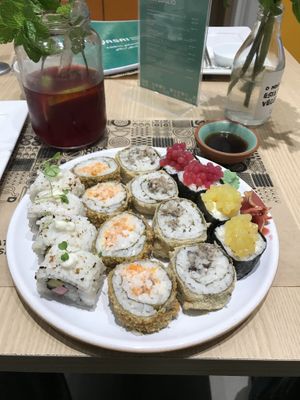 Sushi at Yasai Natural Sushi in Rio De Janeiro