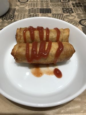  Cheese and guava dessert roll at Yasai Natural Sushi in Rio De Janeiro