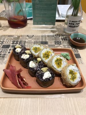 Sushi at Yasai Natural Sushi in Rio De Janeiro