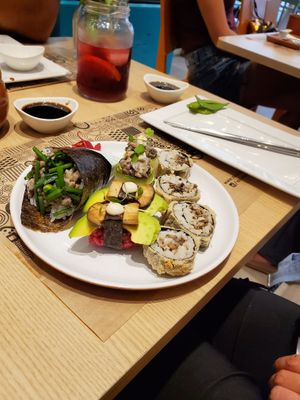 Mushroom combo  at Yasai Natural Sushi in Rio De Janeiro