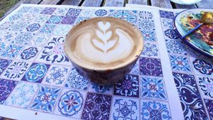 café campesino at Cote Cafe in Zarzalejo