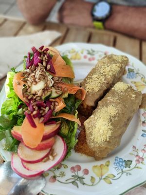 Pastel de Mijo y Calabaza at Cote Cafe in Zarzalejo