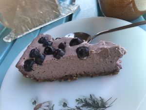 Tarta de arándanos  at Cote Cafe in Zarzalejo