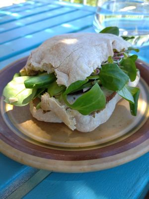 Mollete at Cote Cafe in Zarzalejo