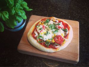 Pizza at Nourish in Teignmouth