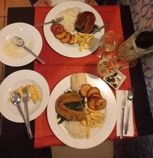 Alheira veg at Muralhas in Obidos