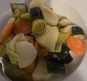 Side roasted vegetables at Muralhas in Obidos