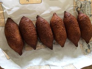 It's mushrooms in bulgur at Bake 'n' Take in Nicosia