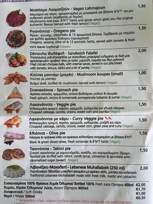What's vegan on menu at Bake 'n' Take in Nicosia