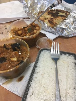 Basmati rice at Yummy India in Nicosia