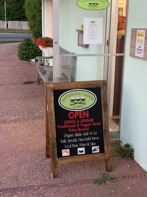 Some great vegan sushi!  at Wasabi Beach Sushi & Kitchen in Montauk