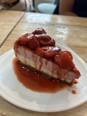 Strawberry Cheesecake  at Nourishmoi in Mississauga