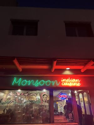   at Monsoon Indian Cuisine in Palm Springs