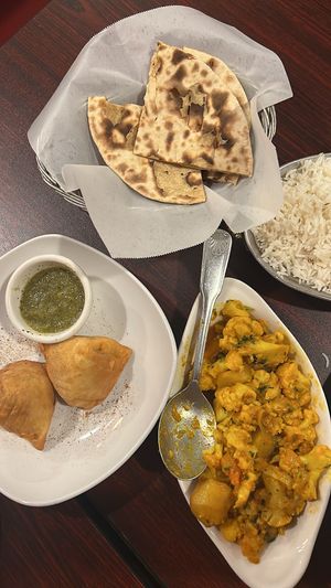   at Monsoon Indian Cuisine in Palm Springs