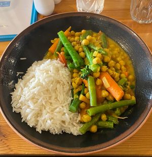 Yellow Thai Curryy  at The Waterfront in Totland