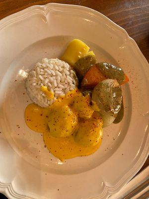 Main   at VG restaurant- Epicerie Bio in Martigny