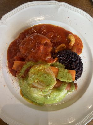 Main (this was in summer)  at VG restaurant- Epicerie Bio in Martigny