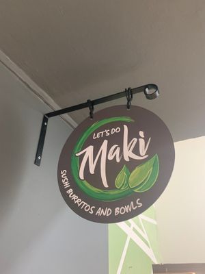 Sushi burrito and bowls  at Let's Do Maki in London