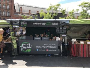 At Kings Cross Market at Let's Do Maki in London