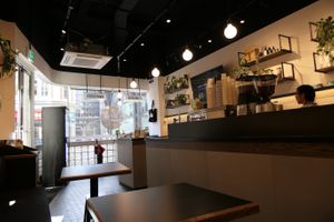 Inside at Crosstown Doughnuts - Cannon St in London