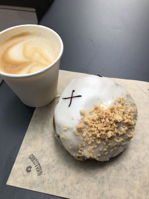 Delicious vegan treats at Crosstown Doughnuts - Broadway Market in East London