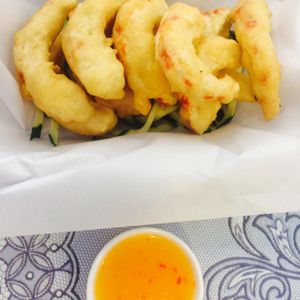 tempura  at Harmony Village Vegetarian in Macau