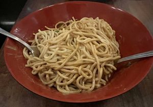 Dan Dan noodle   at Han Dynasty in New York City