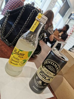 Boujee beverages at Wholesome Junkies in Manchester