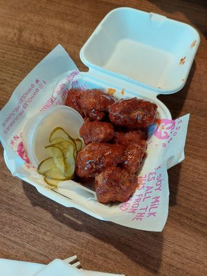 Glazed bites at Wholesome Junkies in Manchester