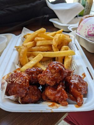 BBQ bites at Wholesome Junkies in Manchester