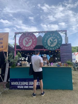 Wholesome junkies food stall   at Wholesome Junkies in Manchester