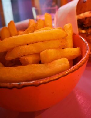 House fries at Wholesome Junkies in Manchester