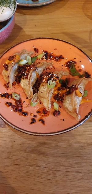 Gyouza at Wholesome Junkies in Manchester