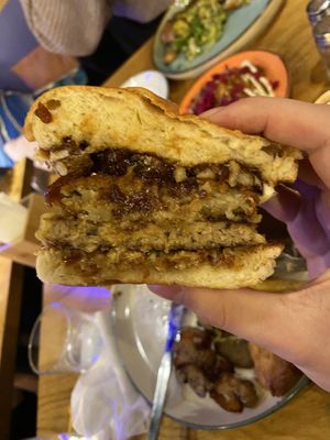 Smash Burger  at Wholesome Junkies in Manchester