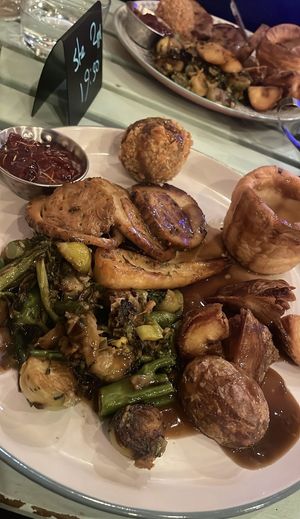 Sunday roast turkey style   at Wholesome Junkies in Manchester