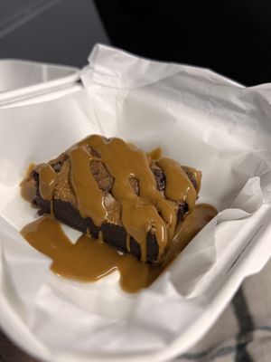Biscoff brownie  at Wholesome Junkies in Manchester