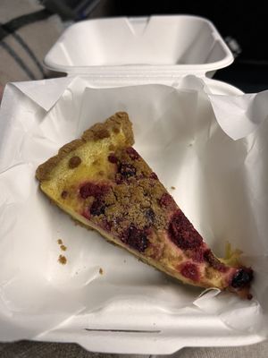 Berry tart  at Wholesome Junkies in Manchester