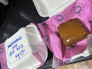 Sticky toffee pudding (cake away)   at Wholesome Junkies in Manchester