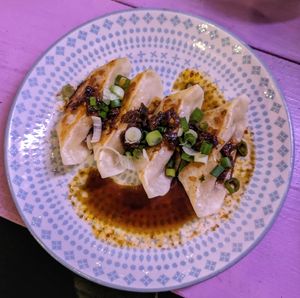 Chilli Gyoza (8/10) at Wholesome Junkies in Manchester