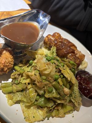 Christmas menu is the bomb !! This is the pigs in blanket   at Wholesome Junkies in Manchester