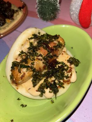 Bao bun  at Wholesome Junkies in Manchester